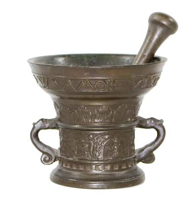 Bild Nr.1: 123-2134 Barockmörser: (Apothekenwesen, Mörser)