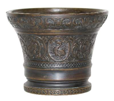 Bild Nr.1: 123-2136 Barockmörser: (Apothekenwesen, Mörser)