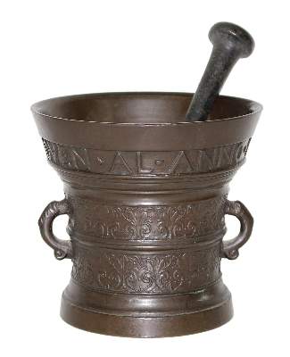 Bild Nr.1: 123-2137 Barockmörser: (Apothekenwesen, Mörser)