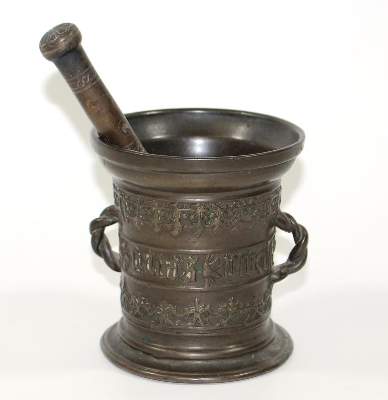Bild Nr.1: 123-2149 Münsteraner Mörser: (Apothekenwesen, Mörser)