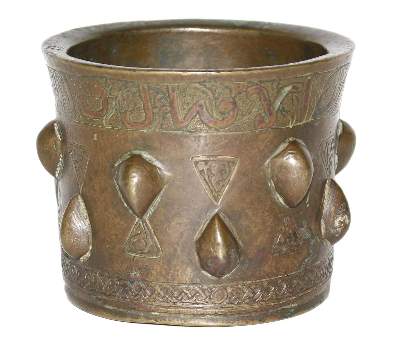 Bild Nr.1: 123-2152 Rippenmörser,: (Apothekenwesen, Mörser)