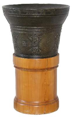 Bild Nr.1: 123-2158 Seltener spanischer Mörser: (Apothekenwesen, Mörser)