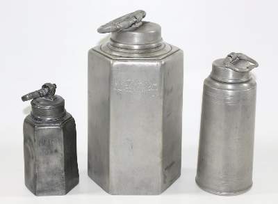 Bild Nr.1: 123-2176 Zinnflaschen.: (Apothekenwesen)