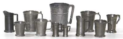Bild Nr.1: 123-2179 Zinnmaße.: (Apothekenwesen)
