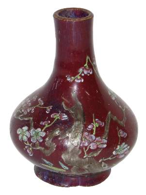 Bild Nr.1: 123-2188 China Ochsenblutvase: (Asiatika)