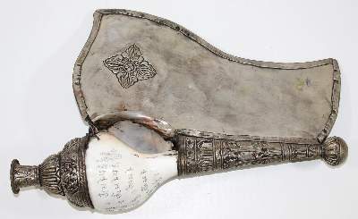 Bild Nr.2: 123-2205 Muschelhorn Tibet.: (Asiatika)