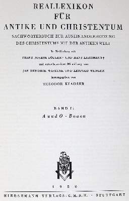 Bild Nr.1: 123-221 Klauser,T. (Hrsg.).: (Alte Drucke, Handschriften und Theologie)