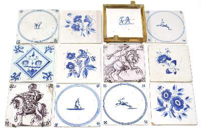 Bild Nr.1: 123-2267 Fliesen Delft 18.Jh.: (Porzellan u. Keramik)