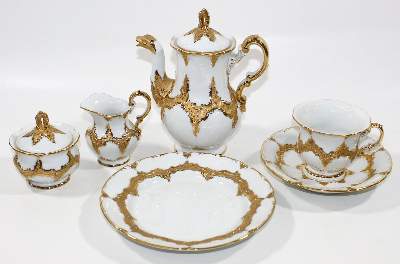 Bild Nr.1: 123-2275 Meissen Prunkservice B-Form: (Porzellan u. Keramik, Meissen)