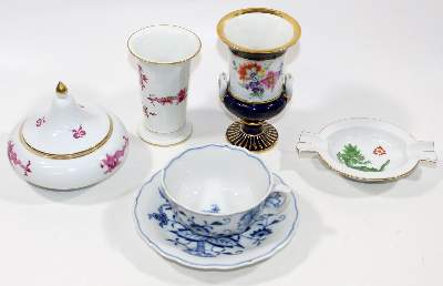 Bild Nr.1: 123-2276 Meissen Prunkvolle Sammlung: (Porzellan u. Keramik, Meissen)