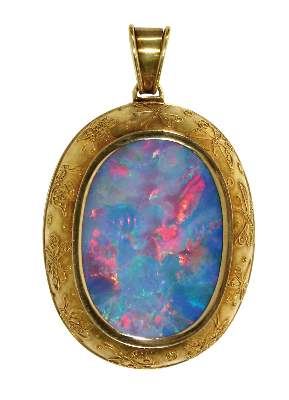 Bild Nr.1: 123-2293 Opalanhänger in 585: (Schmuck, Anhänger)