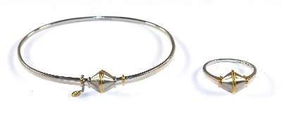 Bild Nr.2: 123-2298 Design Platinreif: (Schmuck, Armbänder)