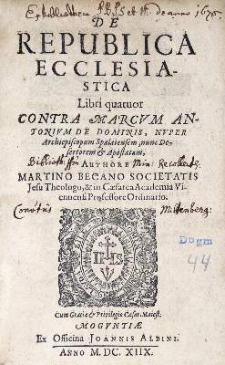 Bild Nr.1: 123-23 Becanus,M. (d.i. Martin van Beek).: (Alte Drucke, Handschriften und Theologie)