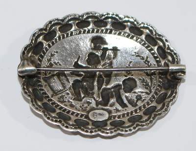 Bild Nr.2: 123-2312 Jugendstilbrosche Gustav Hauber: (Schmuck, Broschen)