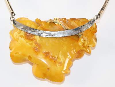 Bild Nr.3: 123-2328 Butterscotch Bernsteincollier.: (Schmuck, Colliers)