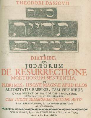 Bild Nr.12: 123-233 Leon,Jacob Jehuda.: (Alte Drucke, Handschriften und Theologie)