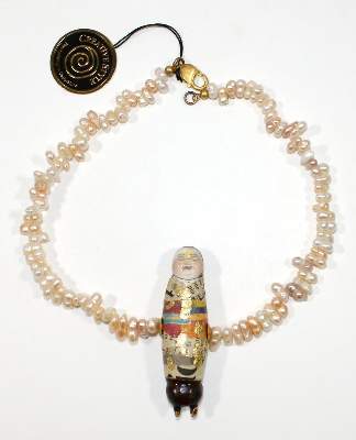 Bild Nr.3: 123-2334 Korallen-Modernistencollier.: (Schmuck, Colliers)