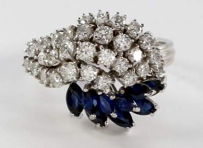 Bild Nr.2: 123-2351 Damenring 750 WG: (Schmuck, DRC Pforzheim)