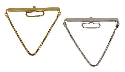 Bild Nr.1: 123-2359 Zwei Kravattenhalter,: (Schmuck, DRC Pforzheim)