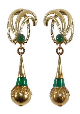 Bild Nr.1: 123-2365 Art Deco Wilhelm Müller: (Schmuck, Ohrschmuck)