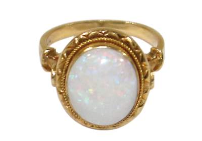 Bild Nr.1: 123-2378 Opalring 750 GG: (Schmuck, Ringe)