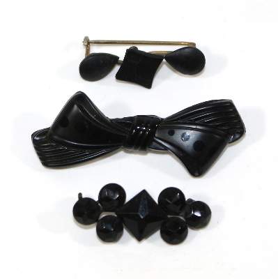 Bild Nr.2: 123-2401 Trauerschmuck Sammlung: (Schmuck, Sammlungen)