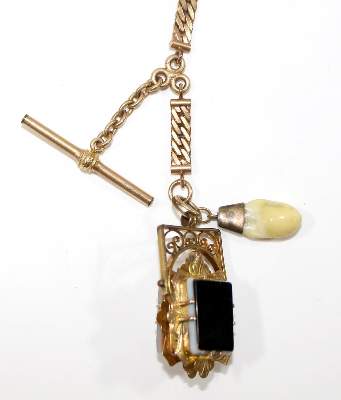 Bild Nr.3: 123-2402 Uhrkette mit Kamee.: (Schmuck)