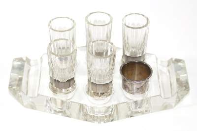 Bild Nr.1: 123-2405 Art Deco Trinkset u.: (Silber)