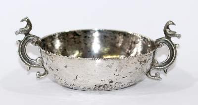 Bild Nr.1: 123-2407 Branntweinschale, Ohrenschale: (Silber)