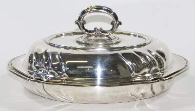 Bild Nr.2: 123-2410 Deckelterrine Wilkens: (Silber)