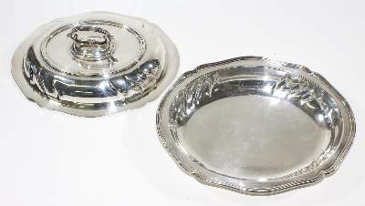 Bild Nr.6: 123-2410 Deckelterrine Wilkens: (Silber)