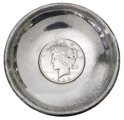 Bild Nr.1: 123-2427 Münzschale US Peace Dollar.: (Silber)