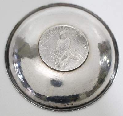 Bild Nr.3: 123-2427 Münzschale US Peace Dollar.: (Silber)
