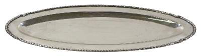 Bild Nr.1: 123-2428 Ovaltablett Österreich-Ungarn: (Silber)