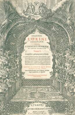 Bild Nr.1: 123-243 Lorinus,J.: (Alte Drucke, Handschriften und Theologie)
