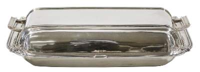 Bild Nr.1: 123-2431 Rechaud Deckelschale Birmingham: (Silber)