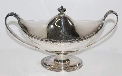 Bild Nr.5: 123-2436 Sauciere Sheffield: (Silber)