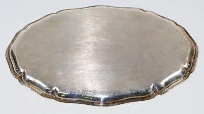 Bild Nr.2: 123-2445 Silbertablett 830.: (Silber)