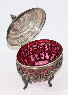 Bild Nr.2: 123-2450 Historismus Bonboniere: (Silber, Versilbertes)