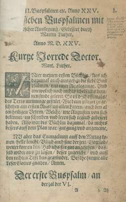 Bild Nr.1: 123-247 Luther,M.: (Alte Drucke, Handschriften und Theologie)