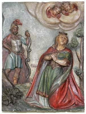 Bild Nr.1: 123-2491 Relief.: (Volkskunst, Religiöse Volkskunst)