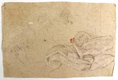 Bild Nr.1: 123-2618 Gewandstudie.: (Varia)