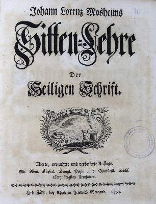 Bild Nr.1: 123-268 Mosheim,J.L. u. J.P.Miller.: (Alte Drucke, Handschriften und Theologie)