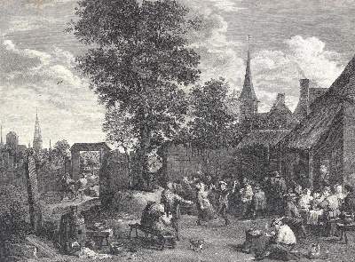 Bild Nr.2: 123-2680 Drehleierspieler u. Geiger.: (Varia, Musik)