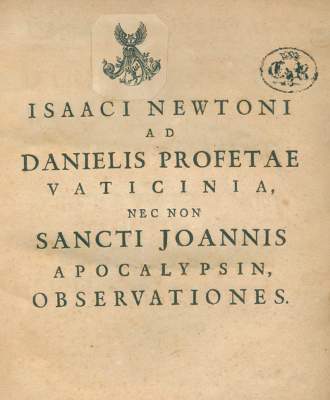 Bild Nr.1: 123-274 Newton,I.: (Alte Drucke, Handschriften und Theologie)