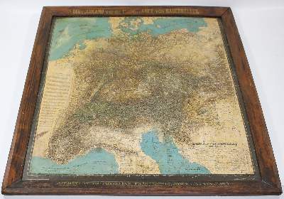 Bild Nr.2: 123-2820 Reliefkarte Deutschland und die: (Deutschland)