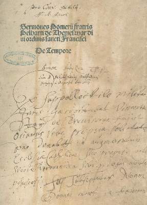 Bild Nr.1: 123-284 Pelbartus von Temesvar.: (Alte Drucke, Handschriften und Theologie)