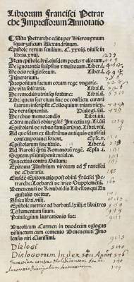 Bild Nr.1: 123-288 Petrarca,F.: (Alte Drucke, Handschriften und Theologie)