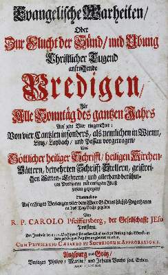 Bild Nr.1: 123-292 Pfeiffersberg,K.: (Alte Drucke, Handschriften und Theologie)
