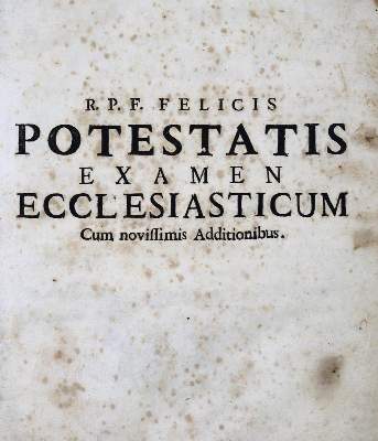 Bild Nr.1: 123-300 Potesta,F.: (Alte Drucke, Handschriften und Theologie)